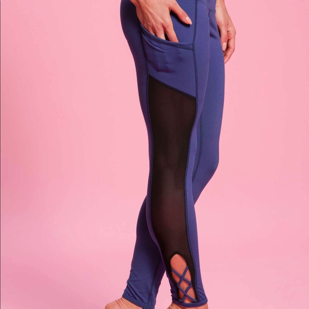 Popflex pointe leggings in navy